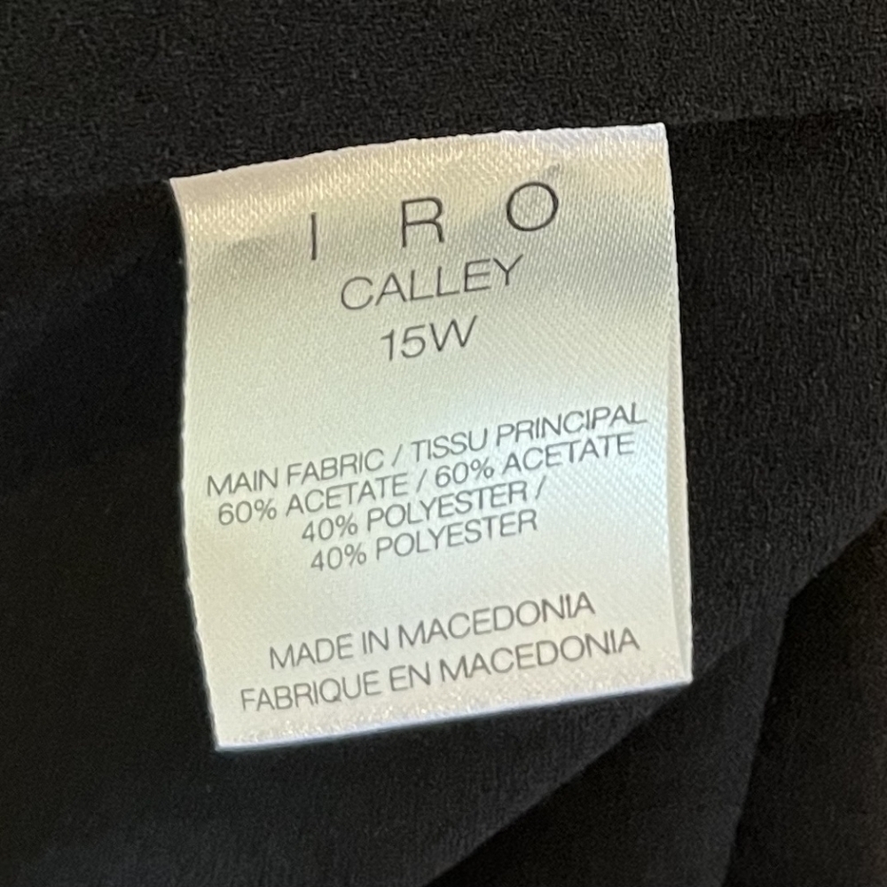 Cute & Sexy IRO Calley Key Hole Black Dress Size 42EU/10US New With Tags - Picture 15 of 16